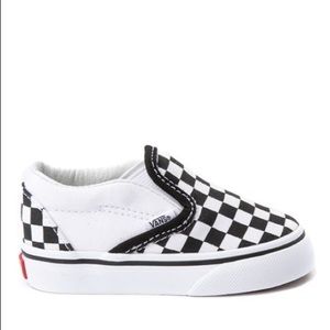 Vans Slip On Checkerboard Toddler 5 Black/ White
